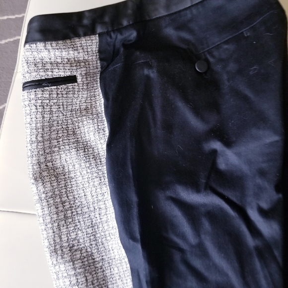 Womens Two Tone Black & Tweed Blend Pants/Slacks - Picture 3 of 3